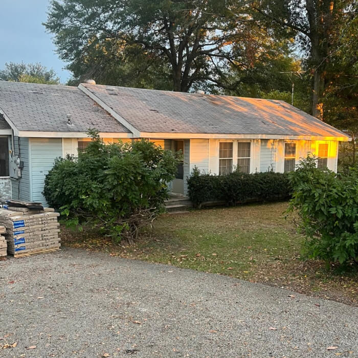 Residential roofing project in East Texas by Hudson Roofing
