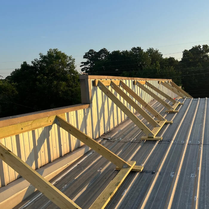 Residential roofing project in East Texas by Hudson Roofing